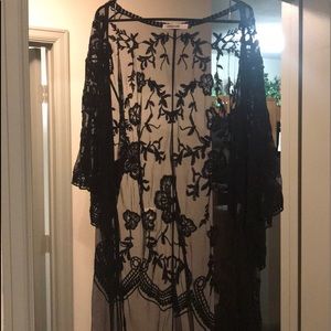Black Lace Duster